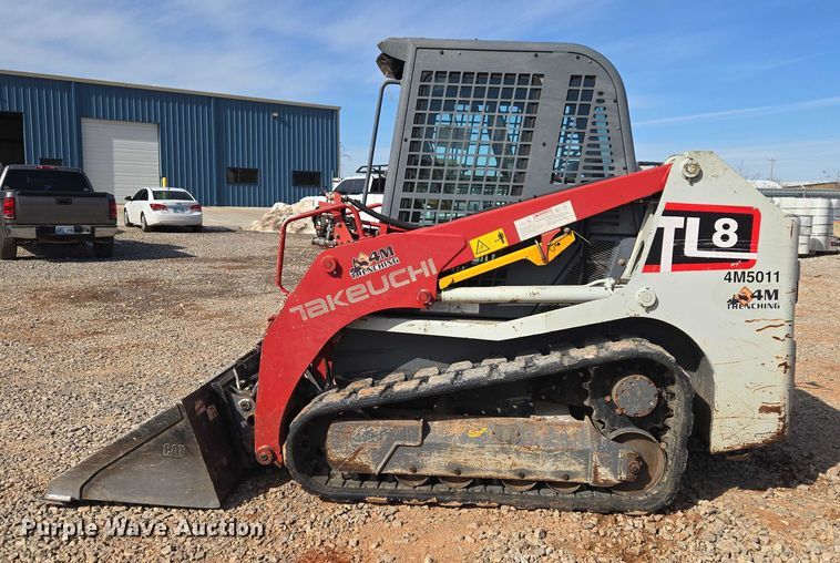 image for item ET1240 2017 Takeuchi TL8 tracked skid steer loader