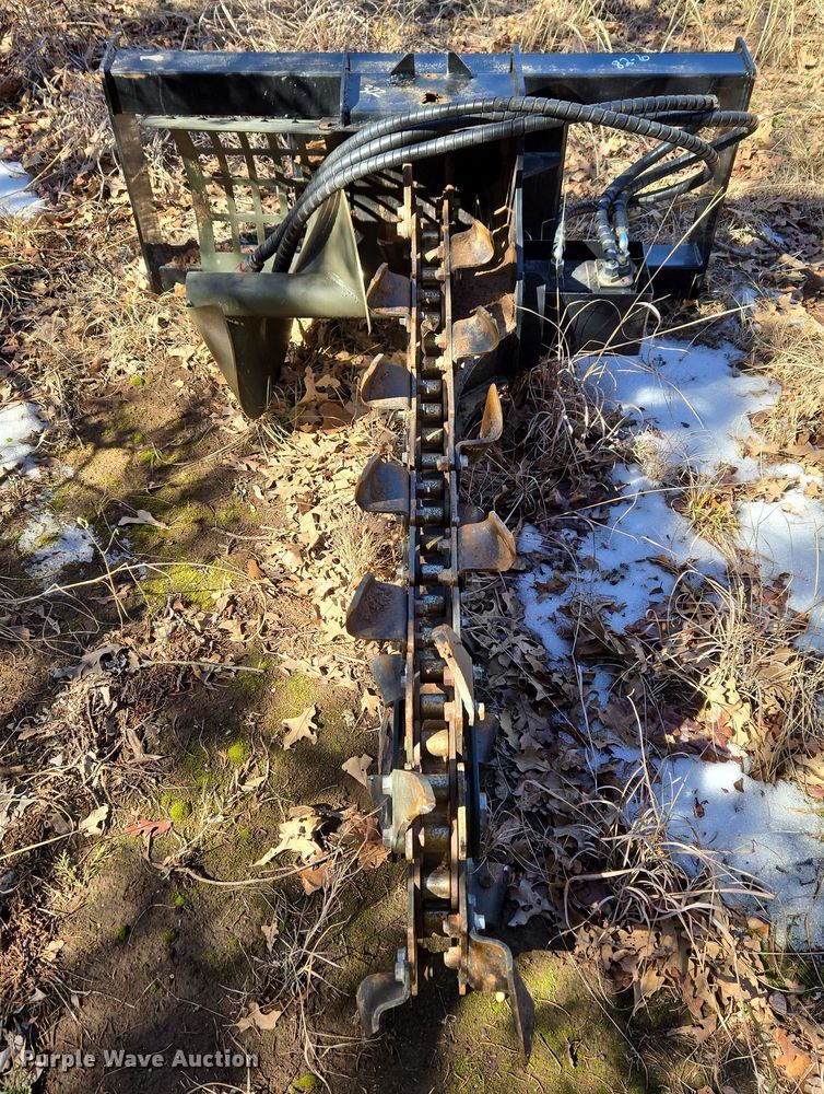 image for item ET1242 2024 GIYI YD380 skid steer trencher