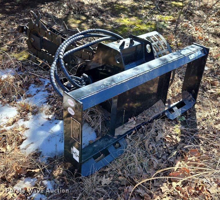 image for item ET1242 2024 GIYI YD380 skid steer trencher