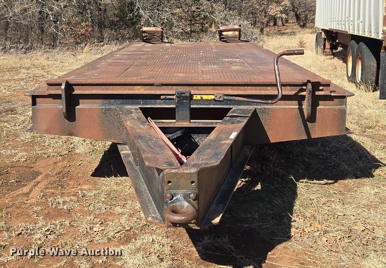 image for item ET1245 1990 Shop built equipment trailer