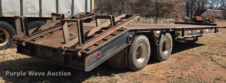 image for item ET1245 1990 Shop built equipment trailer