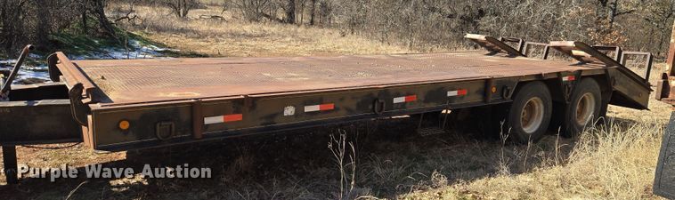 image for item ET1245 1990 Shop built equipment trailer
