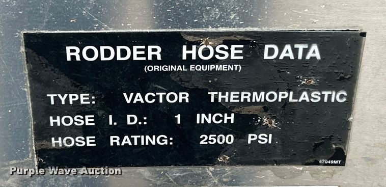 image for item ET6932 1998 International 2554 sewer jetter truck