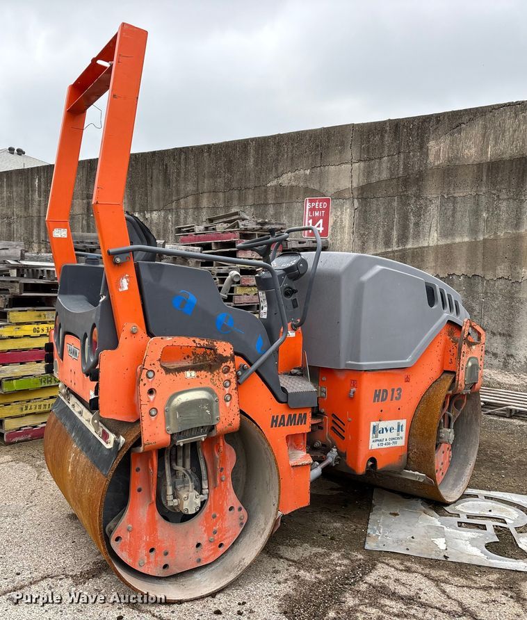 image for item ET7368 2013 Hamm HD13 double drum vibratory roller