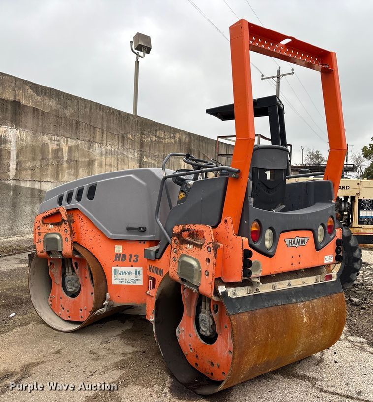 image for item ET7368 2013 Hamm HD13 double drum vibratory roller