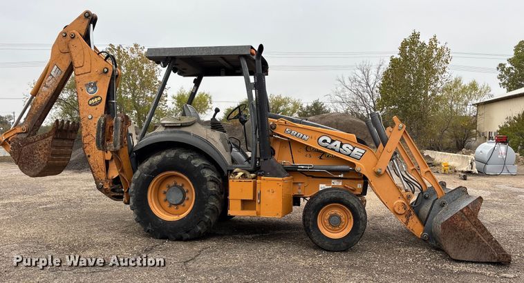 image for item ET7370 2015 Case 580N backhoe