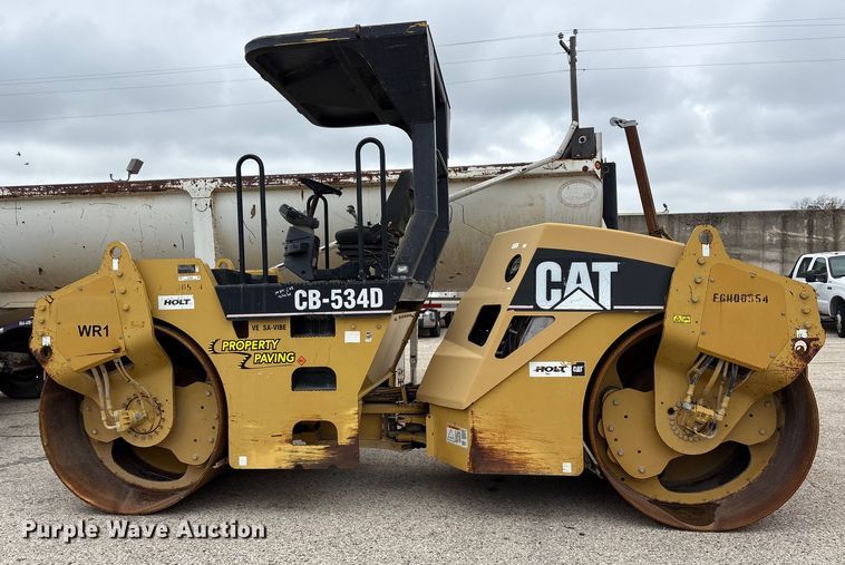 image for item ET7382 2006 Caterpillar CB-534D double drum vibratory roller