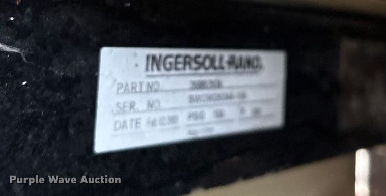 image for item ET7498 2009 Ingersoll Rand P185WJD air compressor