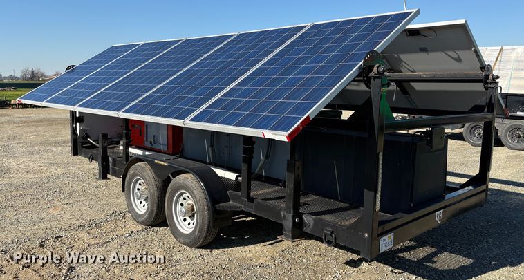 image for item EV8193 2015 Island power USA 6048-US-10 solar panel trailer
