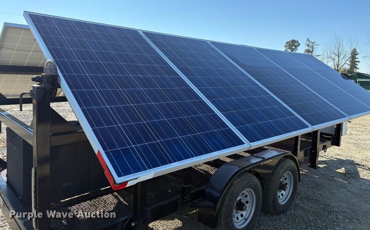 image for item EV8193 2015 Island power USA 6048-US-10 solar panel trailer