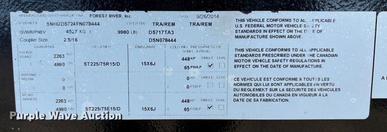 image for item EV8193 2015 Island power USA 6048-US-10 solar panel trailer