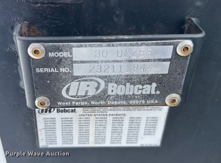 image for item FB0652 Bobcat 80 dozer skid steer dozer blade