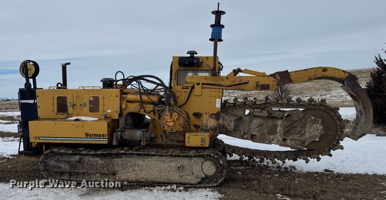 image for item FB0653 2005 Vermeer T655 commander 2 trencher