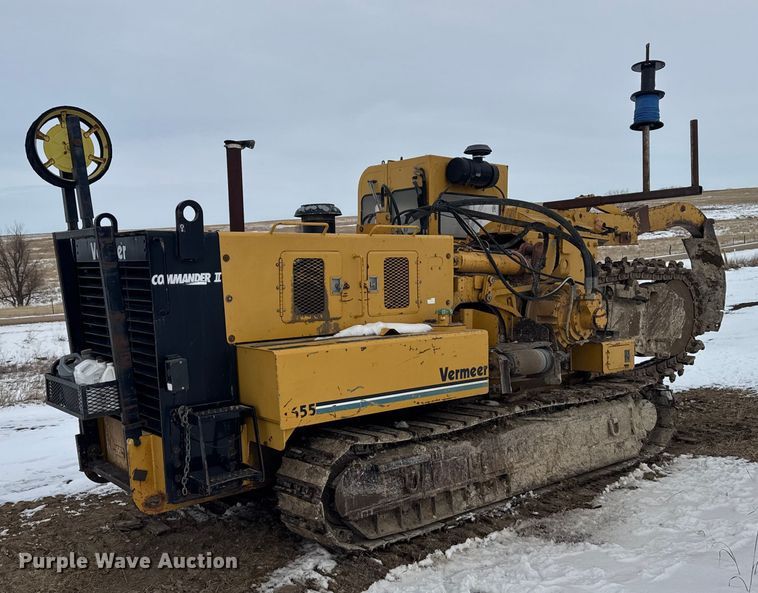 image for item FB0653 2005 Vermeer T655 commander 2 trencher