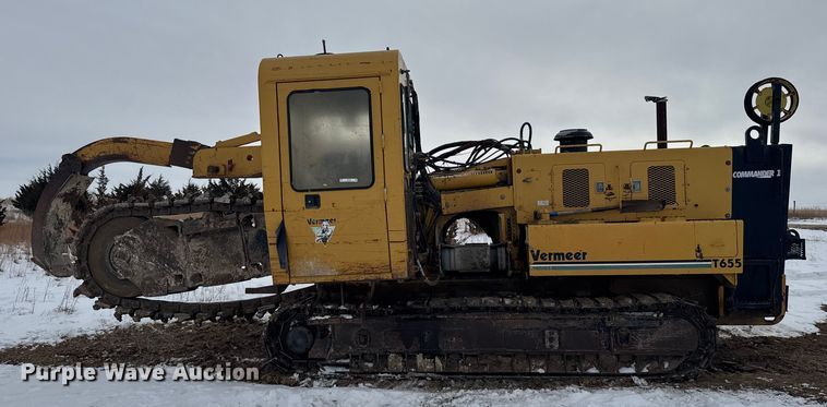 image for item FB0653 2005 Vermeer T655 commander 2 trencher