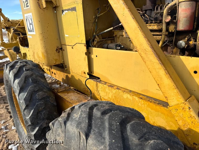 image for item FB0656 1968 Caterpillar 12F motor grader
