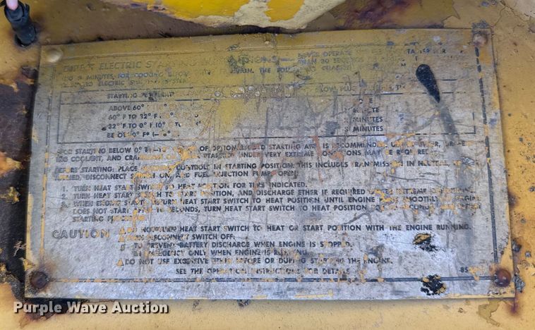 image for item FB0656 1968 Caterpillar 12F motor grader