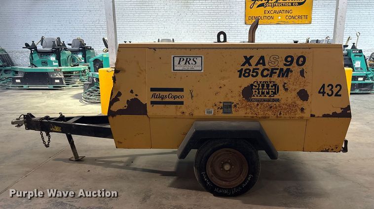 image for item FB3485 1998 Atlas copco XAS-90JD air compressor