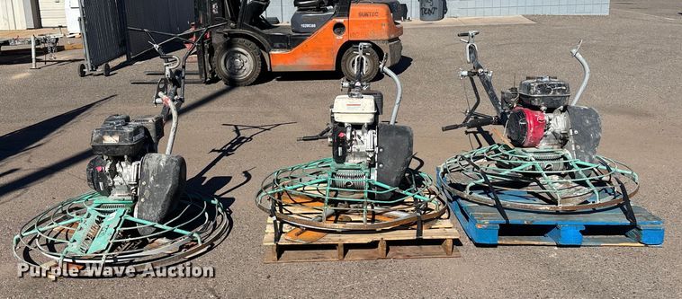 image for item FB5466 (3) Multiquip Whiteman power trowels