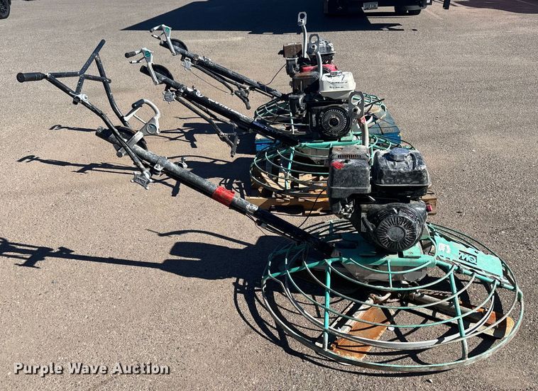 image for item FB5466 (3) Multiquip Whiteman power trowels