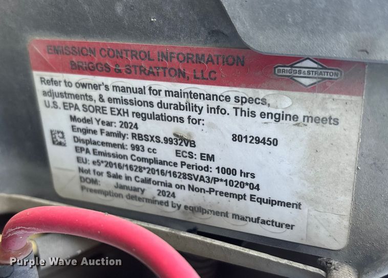 image for item FB5467 2017 Multiquip HHNG5 power trowel