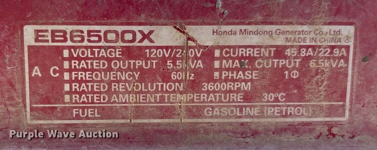 image for item FB5470 (6) generators