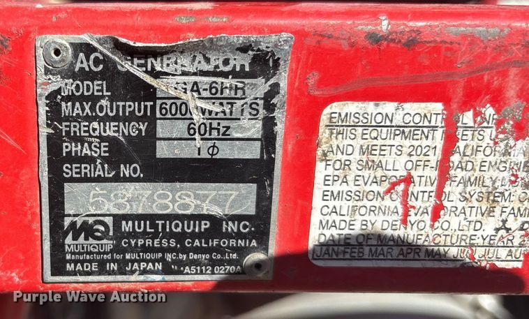 image for item FB5470 (6) generators