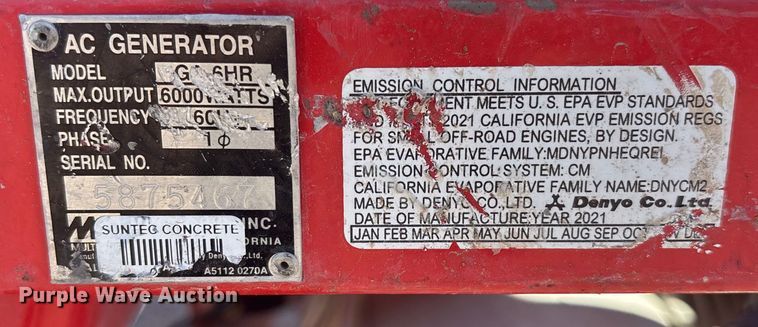 image for item FB5471 (6) generators