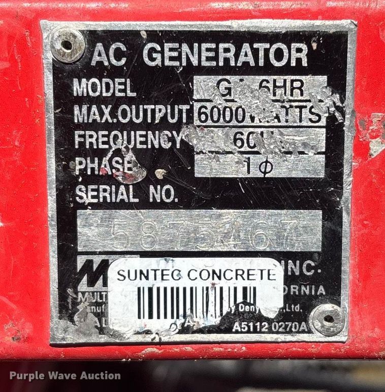 image for item FB5471 (6) generators