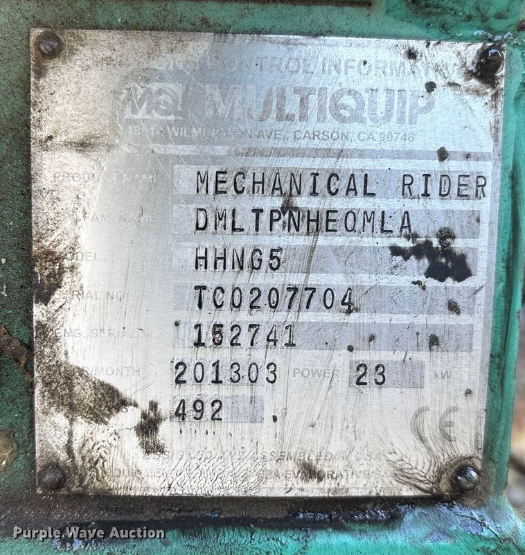 image for item FB5474 (3) Multiquip Mechanical power trowels