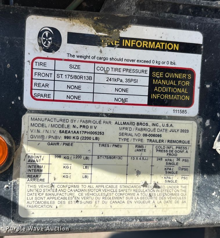 image for item FB5475 2023 Allmand Night Lite Pro II light plant