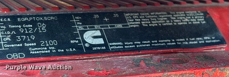 image for item FG0017 2013 Freightliner Cascadia dump truck