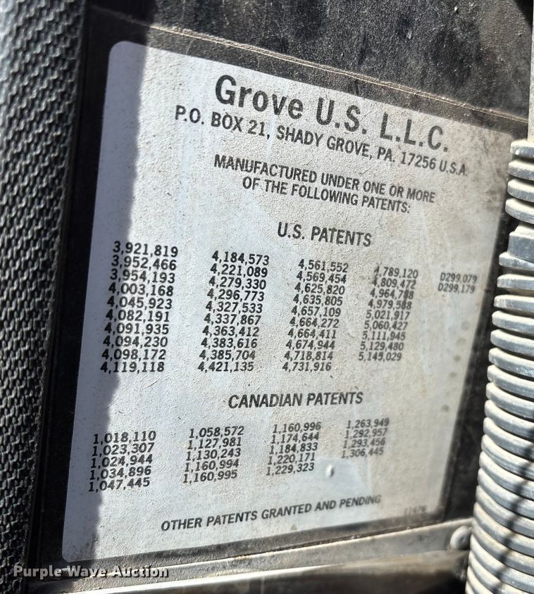 image for item FG0019 Grove RT635C crane