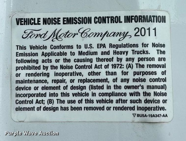 image for item FG0042 2011 Ford F550 Super Duty XL bucket truck