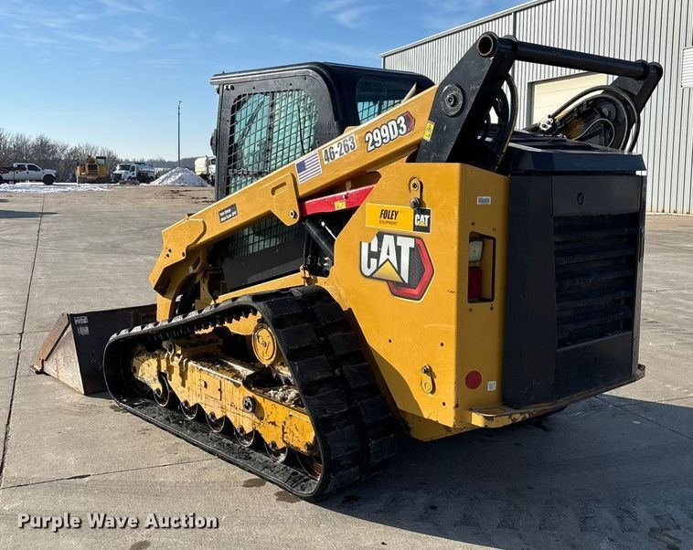 image for item FG0058 2021 Caterpillar 299D3 tracked skid steer loader