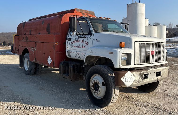 image for item FG0064 1991 GMC C6500 fuel truck