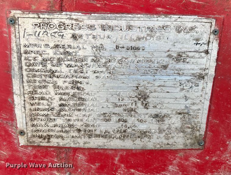 image for item FG0064 1991 GMC C6500 fuel truck