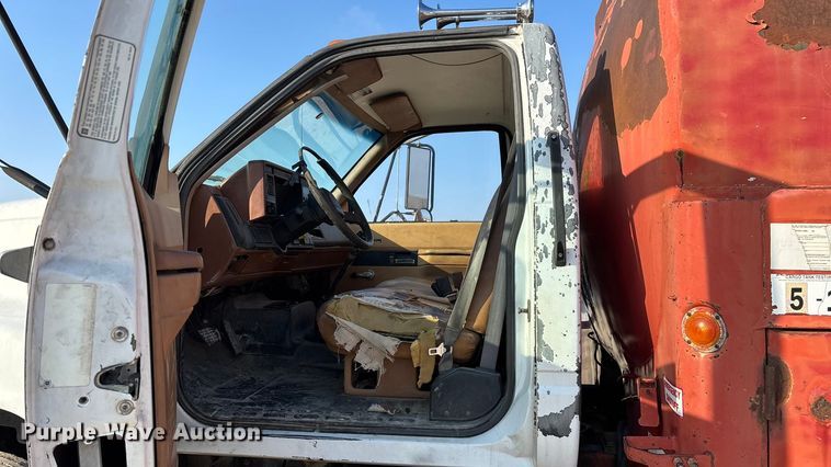 image for item FG0064 1991 GMC C6500 fuel truck