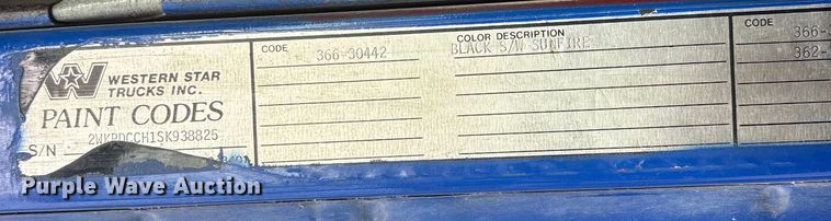 image for item FG2582 1995 Western Star 4900 dump truck