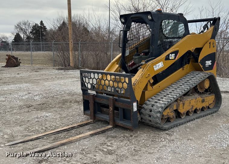 image for item FG2595 2012 Caterpillar 289C tracked skid steer loader