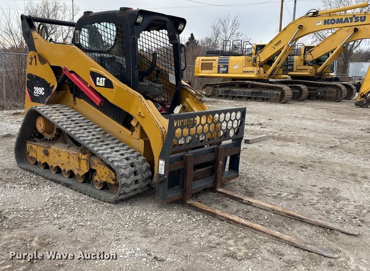image for item FG2595 2012 Caterpillar 289C tracked skid steer loader