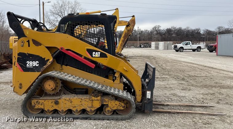 image for item FG2595 2012 Caterpillar 289C tracked skid steer loader