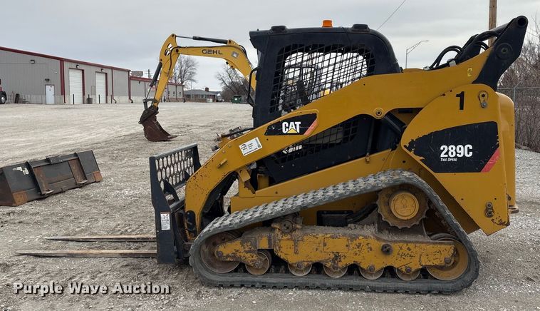 image for item FG2595 2012 Caterpillar 289C tracked skid steer loader