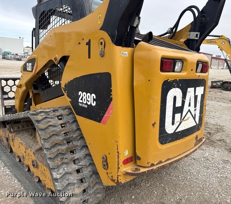 image for item FG2595 2012 Caterpillar 289C tracked skid steer loader