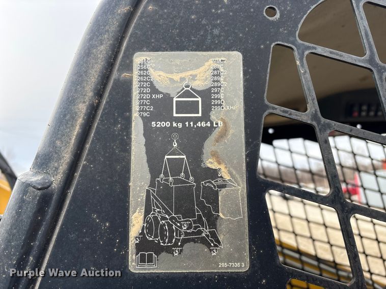 image for item FG2595 2012 Caterpillar 289C tracked skid steer loader