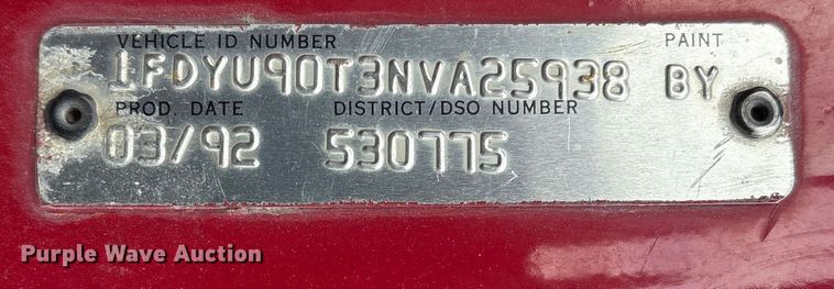 image for item FG2606 1992 Ford LT9000 Dump truck