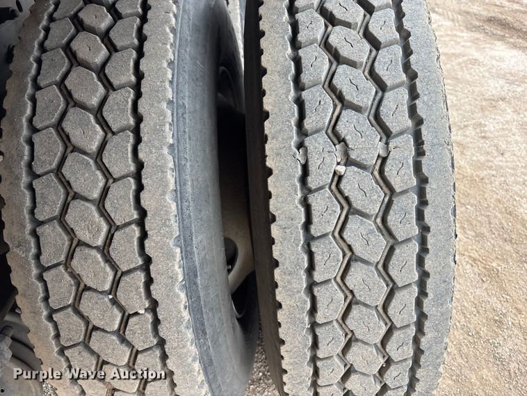 image for item FG2640 1997 Volvo WG-64T flatbed truck