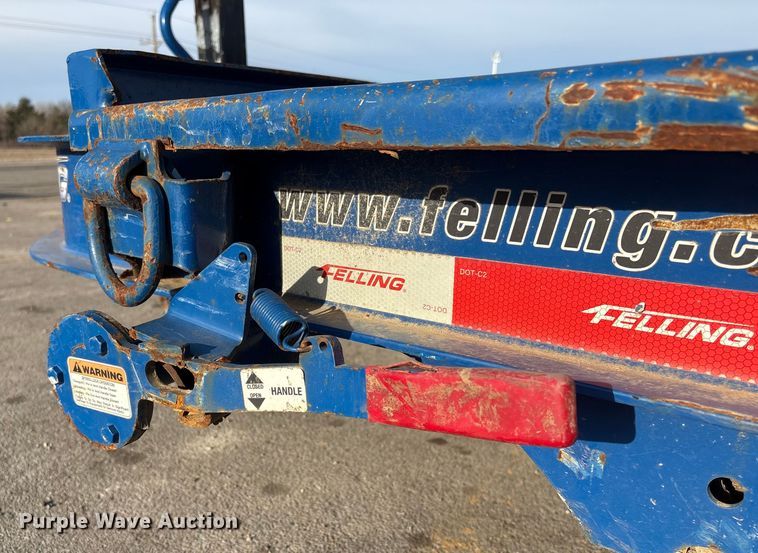 image for item FG2653 2021 Felling TRA/REM FT-12 IT-I-W tilt deck utility trailer