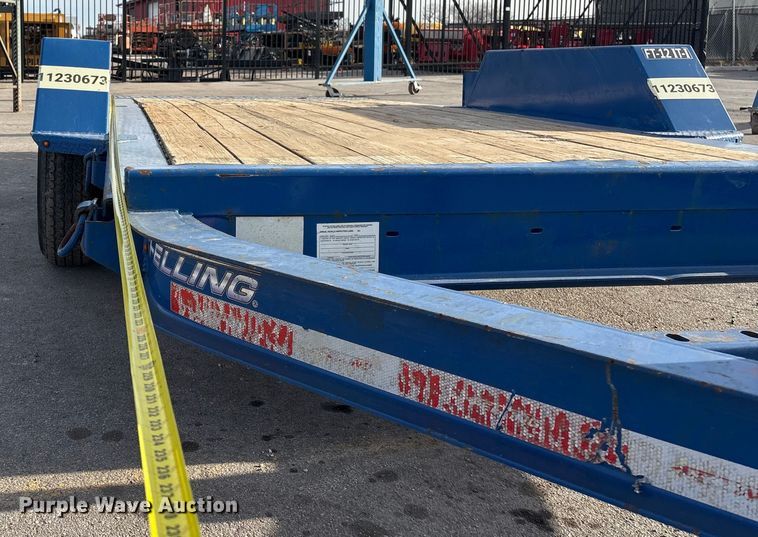 image for item FG2653 2021 Felling TRA/REM FT-12 IT-I-W tilt deck utility trailer