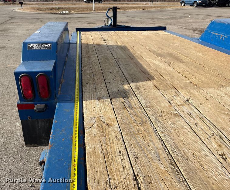 image for item FG2653 2021 Felling TRA/REM FT-12 IT-I-W tilt deck utility trailer